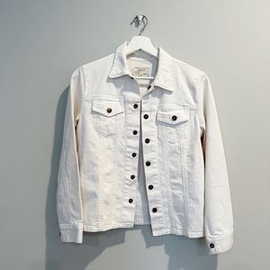 The Mechanic White Jean Jacket